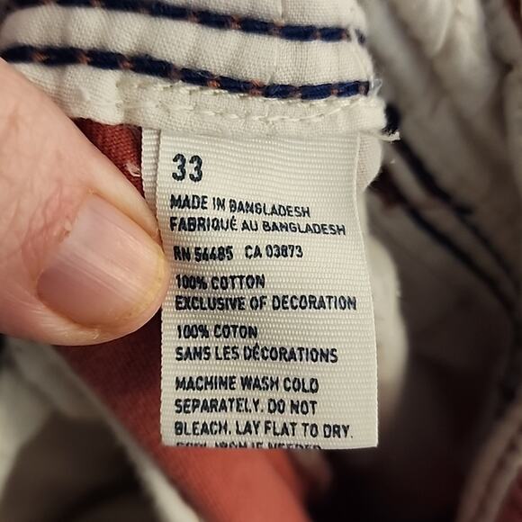 American Eagle Rusty Red Classic Shorts, Size 33 - Picture 5 of 5